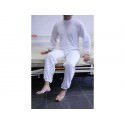 PIJAMA LARGO ANTIPAÑAL CON CREMALLERA