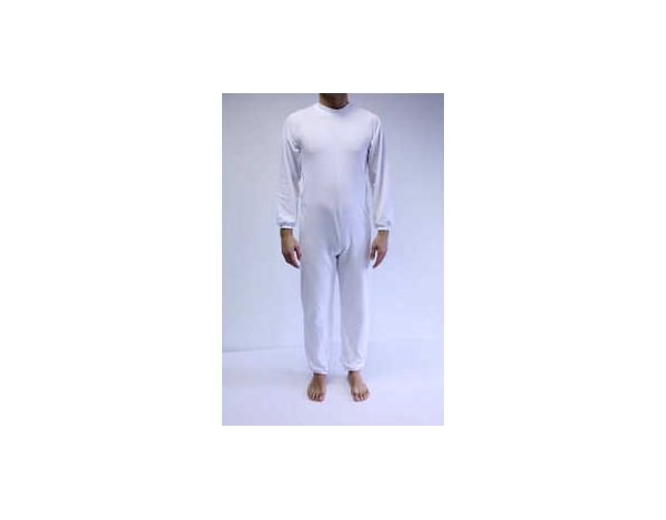 Pijama largo antipañal con cremalleras en espalda y piernas
