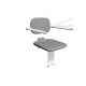 ASIENTO DE DUCHA CON PATA ROPOX